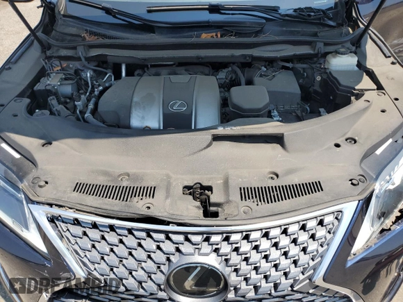 2020 Lexus RX 350 with VIN 2T2HZMDA5LC228598, listed as a Copart auction lot 62967175 with 22,333 mi miles and Salvage title. Bid and sale history available at DreamBid. Image 12.