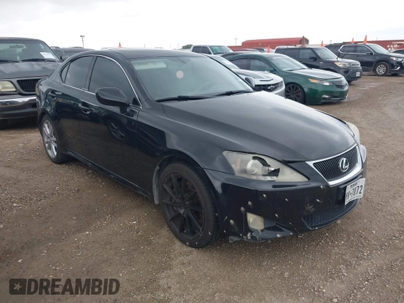2006 Lexus IS 350 with VIN JTHBE262262002620, listed as a IAAI auction lot 42111981 with Not Provided miles and . Bid and sale history available at DreamBid. Image 1.