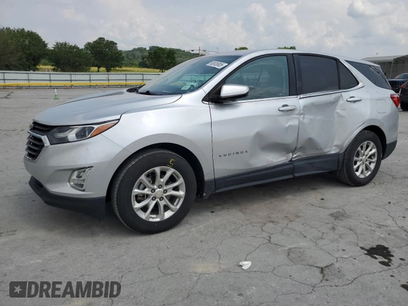 2018 Chevrolet Equinox LT with VIN 2GNAXJEV8J6322248, listed as a Copart auction lot 60935805 with 120,249 mi miles and Salvage title. Bid and sale history available at DreamBid. Image 1.