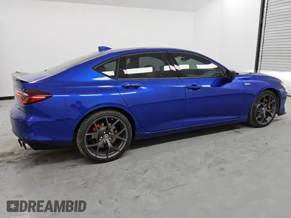 2023 Acura TLX Type S w/Performance Tire with VIN 19UUB7F92PA001439, listed as a Copart auction lot 49697365 with 10,503 mi miles and Clean Title. Bid and sale history available at carsss.com. Image 3.
