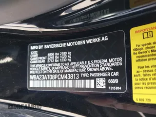 2023 BMW 4 Series 430i z VIN WBA23AT08PCM43813, wystawiony jako IAAI lot #42229052 z przebiegiem 40 273 mil mil oraz . Historia ofert i sprzedaży dostępna na DreamBid. Obrazek 9.