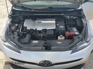 2021 Toyota Prius L Eco with VIN JTDKAMFU1M3142143, listed as a Copart auction lot 55662845 with 96,422 mi miles and Salvage Title. Bid and sale history available at DreamBid. Image 11.