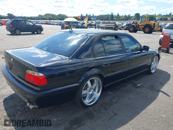 2001 BMW 7 Series 740i with VIN WBAGG83481DN86607, listed as a IAAI auction lot 42686666 with 115,753 mi miles and . Bid and sale history available at DreamBid. Image 4.