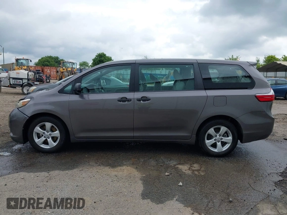2015 Toyota Sienna L with VIN 5TDZK3DC8FS678539, listed as a IAAI auction lot 42115498 with 111,417 mi miles and . Bid and sale history available at DreamBid. Image 14.