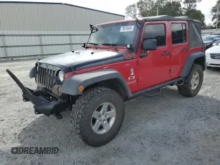 2008 Jeep Wrangler Unlimited X with VIN 1J4GB39198L515007, listed as a Copart auction lot 78979004 with 158,929 mi miles and Salvage Title. Bid and sale history available at DreamBid. Image 1.