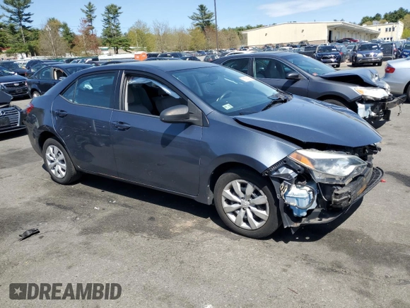 2014 Toyota Corolla L with VIN 2T1BURHE5EC143654, listed as a Copart auction lot 55558195 with 108,600 mi miles and Salvage title. Bid and sale history available at DreamBid. Image 4.
