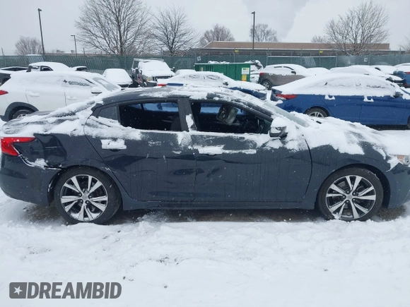 2017 Nissan Maxima SV with VIN 1N4AA6AP5HC418537, listed as a IAAI auction lot 41260140 with 56,140 mi miles. Bid and sale history available at carsss.com. Image 12.