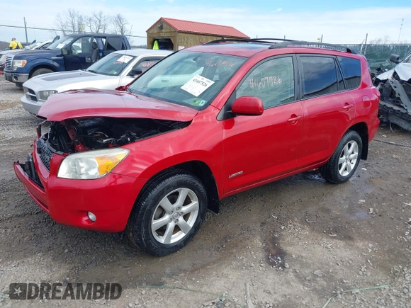 2008 Toyota RAV4 Ltd with VIN JTMBK31VX85059585, listed as a IAAI auction lot 41607526 with 163,540 mi miles. Bid and sale history available at carsss.com. Image 17.