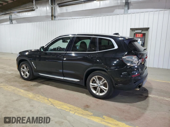 2019 BMW X3 xDrive30i with VIN 5UXTR9C51KLD94738, listed as a Copart auction lot 50211825 with 103,176 mi miles and Salvage Title. Bid and sale history available at carsss.com. Image 2.