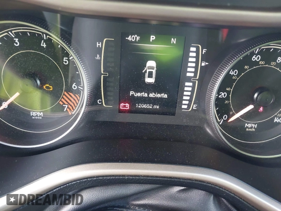 2014 Jeep Cherokee Altitude with VIN 1C4PJMCB5EW146365, listed as a IAAI auction lot 42021350 with 120,652 mi miles and . Bid and sale history available at DreamBid. Image 7.