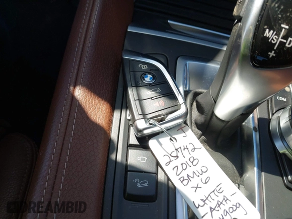 2018 BMW X6 xDrive35i with VIN 5UXKU2C5XJ0X50408, listed as a IAAI auction lot 41798784 with 69,134 mi miles. Bid and sale history available at carsss.com. Image 11.