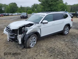 2021 Volkswagen Atlas SE z VIN 1V2KP2CA8MC536766, wystawiony jako Copart lot #61058575 z przebiegiem 24 805 mil mil oraz Szkoda całkowita • Salvage title. Historia ofert i sprzedaży dostępna na DreamBid. Obrazek 1.