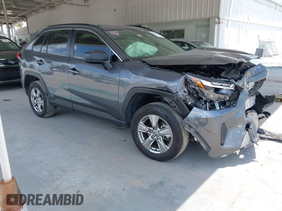 2023 Toyota RAV4 Hybrid LE with VIN JTMLWRFV6PD203044, listed as a IAAI auction lot 42320080 with 95,747 mi miles and . Bid and sale history available at DreamBid. Image 1.