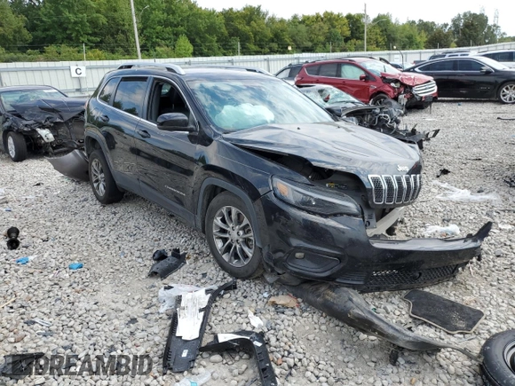 2021 Jeep Cherokee Latitude Lux with VIN 1C4PJLMN6MD112707, listed as a Copart auction lot 70374644 with 82,860 mi miles and Salvage Title. Bid and sale history available at carsss.com. Image 4.