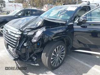 2024 Hyundai Palisade Calligraphy z VIN KM8R74GEXRU678526, wystawiony jako IAAI lot #41958741 z przebiegiem 2 666 mil mil oraz . Historia ofert i sprzedaży dostępna na DreamBid. Obrazek 6.