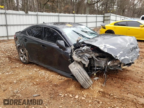 2007 Lexus IS 350 with VIN JTHBE262772011248, listed as a Copart auction lot 44365575 with Not Provided miles and Salvage Title. Bid and sale history available at DreamBid. Image 4.