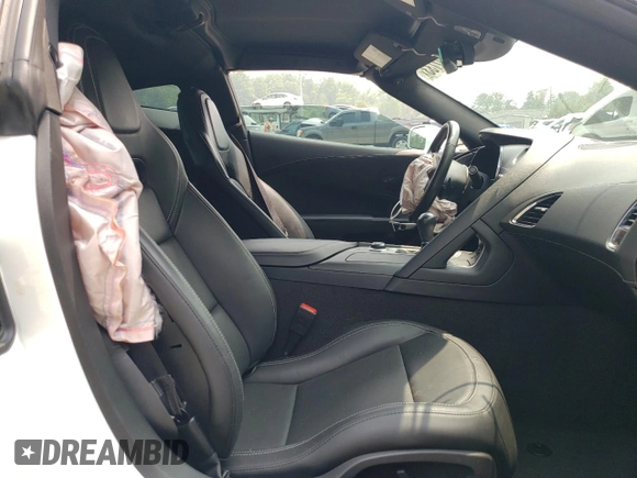 2019 Chevrolet Corvette Z06 1LZ with VIN 1G1YN2D60K5606363, listed as a Copart auction lot 58392733 with 24,777 mi miles and Salvage Title. Bid and sale history available at carsss.com. Image 10.