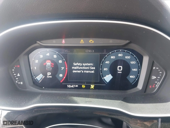 2021 Audi Q3 Premium Plus with VIN WA1BUCF35M1081281, listed as a IAAI auction lot 41748291 with 66,261 mi miles. Bid and sale history available at carsss.com. Image 7.