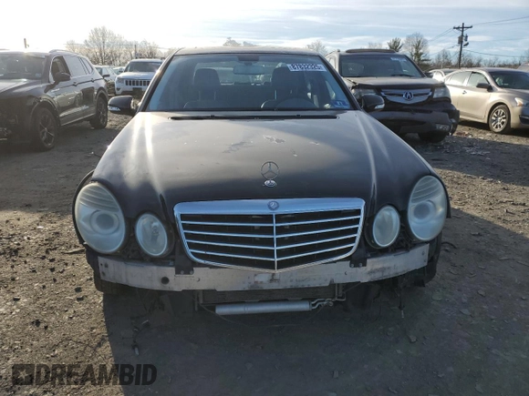 2007 Mercedes-Benz E 550 with VIN WDBUF90X07X223866, listed as a Copart auction lot 50522085 with 118,100 mi miles and Salvage Title. Bid and sale history available at carsss.com. Image 5.