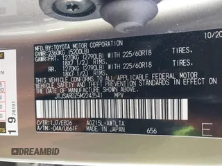 2021 Lexus NX 300 F Sport с VIN JTJSARDZ5M2243541, выставлен на аукционе IAAI как лот 42032579 с пробегом 46 760 миль миль и . История ставок и продаж доступна на DreamBid. Изображение 9.