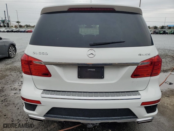 2016 Mercedes-Benz GL with VIN 4JGDF7DE0GA658397, listed as a Copart auction lot 88508425 with NaN miles and Salvage Title. Bid and sale history available at carsss.com. Image 6.