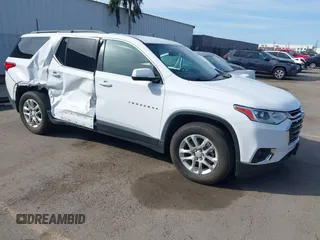 2020 Chevrolet Traverse LT Cloth z VIN 1GNERGKW6LJ322038, wystawiony jako IAAI lot #41724471 z przebiegiem 76 428 mil mil oraz . Historia ofert i sprzedaży dostępna na DreamBid. Obrazek 1.