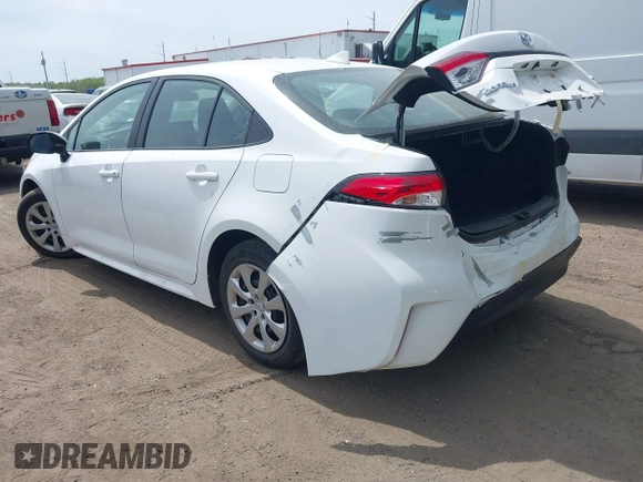 2024 Toyota Corolla LE with VIN 5YFB4MDE7RP111836, listed as a IAAI auction lot 42093539 with 24,799 mi miles. Bid and sale history available at carsss.com. Image 3.