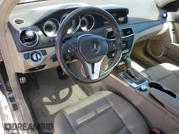 2012 Mercedes-Benz C 250 Sport with VIN WDDGF4HB3CA669569, listed as a Copart auction lot 60805995 with 121,681 mi miles and Salvage title. Bid and sale history available at DreamBid. Image 8.