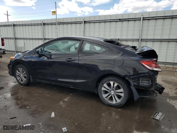 2014 Honda Civic Coupe LX with VIN 2HGFG3B57EH503612, listed as a Copart auction lot 50050705 with 109,772 mi miles and Salvage Title. Bid and sale history available at carsss.com. Image 2.