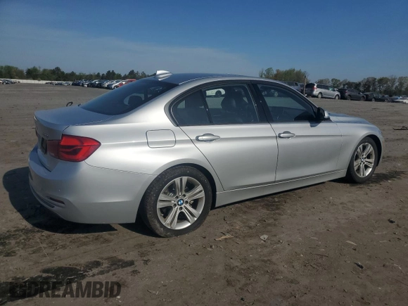 2016 BMW 3 Series 328i with VIN WBA8E9G50GNT45632, listed as a Copart auction lot 53670555 with 63,790 mi miles and Salvage Title. Bid and sale history available at carsss.com. Image 3.