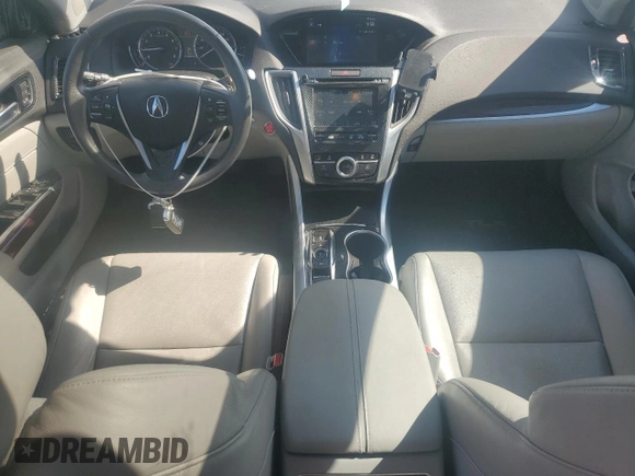 2015 Acura TLX Technology with VIN 19UUB2F55FA001885, listed as a Copart auction lot 61438755 with 117,800 mi miles and Salvage title. Bid and sale history available at DreamBid. Image 8.
