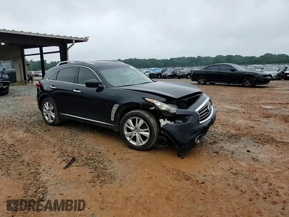 2012 Infiniti FX with VIN JN8AS1MW2CM152348, listed as a Copart auction lot 54661095 with 190,772 mi miles and Salvage title. Bid and sale history available at DreamBid. Image 13.
