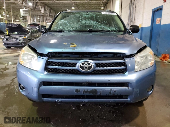 2006 Toyota RAV4 with VIN JTMBK33V165002301, listed as a Copart auction lot 47645385 with 189,702 mi miles and Clean Title. Bid and sale history available at carsss.com. Image 5.