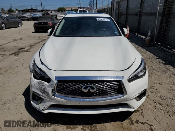2020 Infiniti Q50 Luxe with VIN JN1EV7AP7LM206654, listed as a Copart auction lot 63908025 with 90,744 mi miles and Clean title. Bid and sale history available at DreamBid. Image 5.