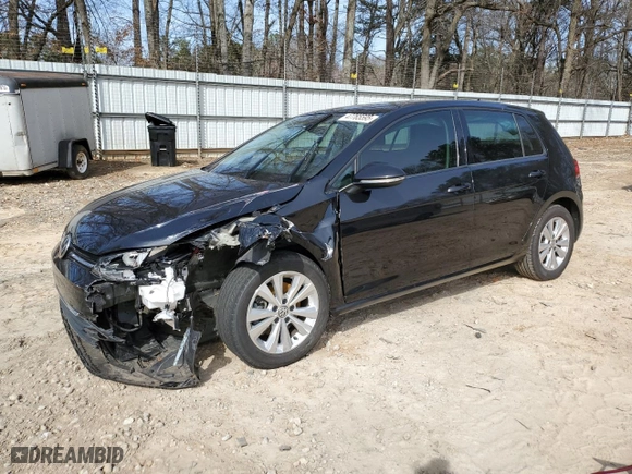 2021 Volkswagen Golf TSI with VIN 3VWW57AU6MM006701, listed as a Copart auction lot 48742185 with 50,114 mi miles and Salvage Title. Bid and sale history available at carsss.com. Image 1.