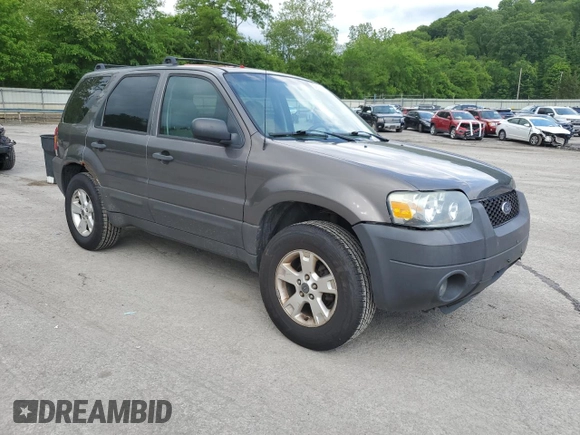 2006 Ford Escape XLT with VIN 1FMYU03136KD47701, listed as a Copart auction lot 58008695 with 176,341 mi miles and Salvage title. Bid and sale history available at DreamBid. Image 4.