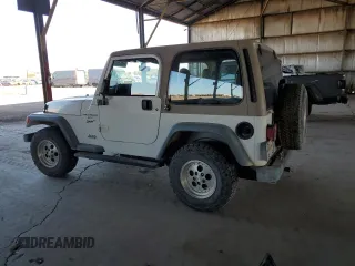 1999 Jeep Wrangler Sport с VIN 1J4FY19S9XP414239, выставлен на аукционе Copart как лот 66882505 с пробегом 131 916 миль миль и Чистый • Clean title. История ставок и продаж доступна на DreamBid. Изображение 2.