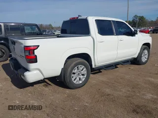 2022 Nissan Frontier S with VIN 1N6ED1EK0NN618100, listed as a IAAI auction lot 41578405 with 38,845 mi miles. Bid and sale history available at carsss.com. Image 4.