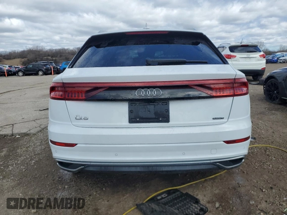 2022 Audi Q8 Premium Plus z VIN WA1BVBF19ND017136, wystawiony jako Copart lot #53187265 z przebiegiem 41 734 mil mil oraz Szkoda całkowita • Salvage title. Historia ofert i sprzedaży dostępna na DreamBid. Obrazek 6.
