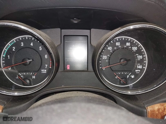 2011 Jeep Grand Cherokee Overland with VIN 1J4RR6GTXBC701186, listed as a IAAI auction lot 41553697 with 172,317 mi miles. Bid and sale history available at carsss.com. Image 7.