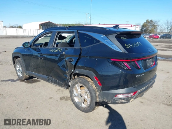 2023 Hyundai Tucson SEL with VIN 5NMJBCAE0PH275940, listed as a IAAI auction lot 41555091 with 60,171 mi miles and . Bid and sale history available at DreamBid. Image 3.