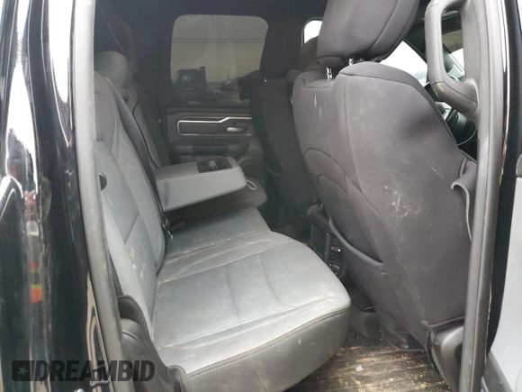 2021 Ram 1500 Big Horn with VIN 1C6SRFBT4MN626238, listed as a Copart auction lot 44009685 with 46,895 mi miles and Salvage Title. Bid and sale history available at carsss.com. Image 10.