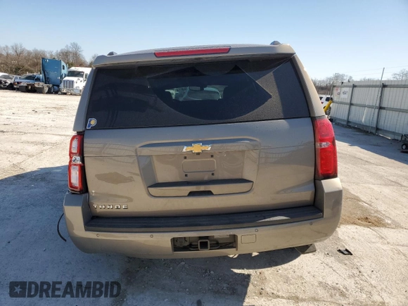2018 Chevrolet Tahoe LS with VIN 1GNSCAKC5JR263554, listed as a Copart auction lot 48632805 with 87,445 mi miles and Salvage title. Bid and sale history available at DreamBid. Image 6.