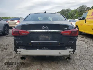 2018 Infiniti Q50 2.0t LUXE with VIN JN1CV7AP7JM241330, listed as a Copart auction lot 53033155 with 155,388 mi miles and Clean Title. Bid and sale history available at carsss.com. Image 6.
