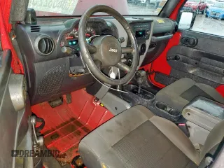 2008 Jeep Wrangler X z VIN 1J4FA24188L650933, wystawiony jako Copart lot #60603225 z przebiegiem 121 682 mil mil oraz Szkoda całkowita • Salvage title. Historia ofert i sprzedaży dostępna na DreamBid. Obrazek 8.