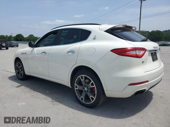 2017 Maserati Levante with VIN ZN661XUS8HX217521, listed as a Copart auction lot 57087625 with 112,564 mi miles and Clean title. Bid and sale history available at DreamBid. Image 2.