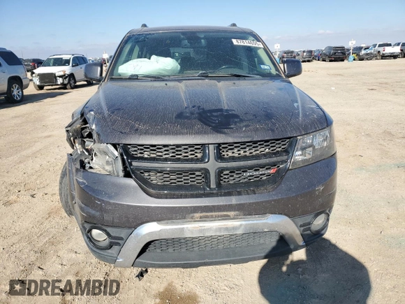 2019 Dodge Journey Crossroad with VIN 3C4PDCGB1KT841164, listed as a Copart auction lot 87814655 with 107,589 mi miles and Salvage Title. Bid and sale history available at DreamBid. Image 5.