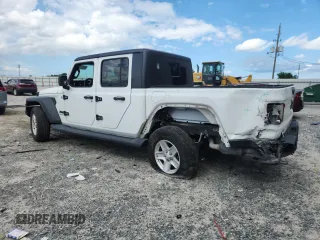 2020 Jeep Gladiator Sport S with VIN 1C6JJTAG0LL109695, listed as a Copart auction lot 63112895 with 53,491 mi miles and Non repairable. Bid and sale history available at DreamBid. Image 2.