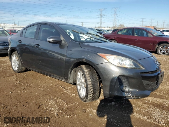 2012 Mazda 3 s Touring with VIN JM1BL1V56C1587569, listed as a Copart auction lot 79274874 with 92,472 mi miles and Salvage Title. Bid and sale history available at carsss.com. Image 4.