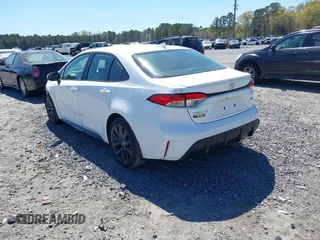 2024 Toyota Corolla SE with VIN 5YFS4MCE7RP217155, listed as a IAAI auction lot 41892022 with 320 mi miles. Bid and sale history available at carsss.com. Image 3.
